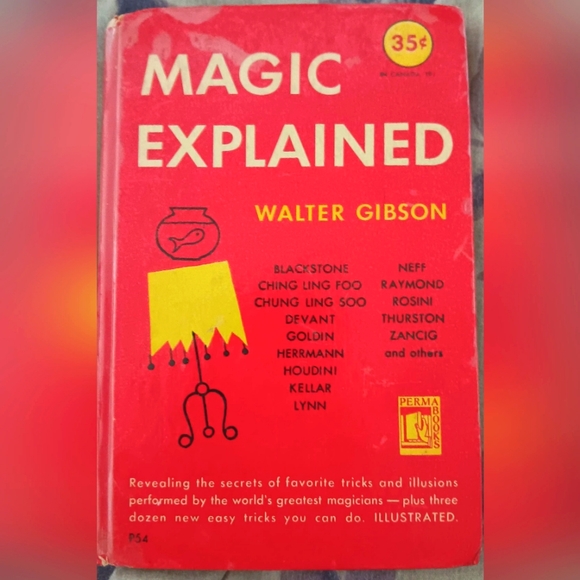Walter Gibson Games Vintage 949 Hardcover Book Magic Explained Poshmark